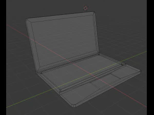 notebook 3D Model