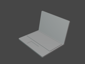 notebook 3D मॉडल