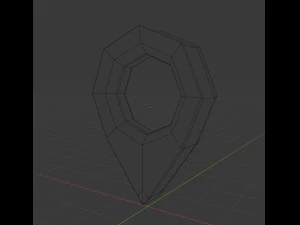 puntina della mappa Modello 3D