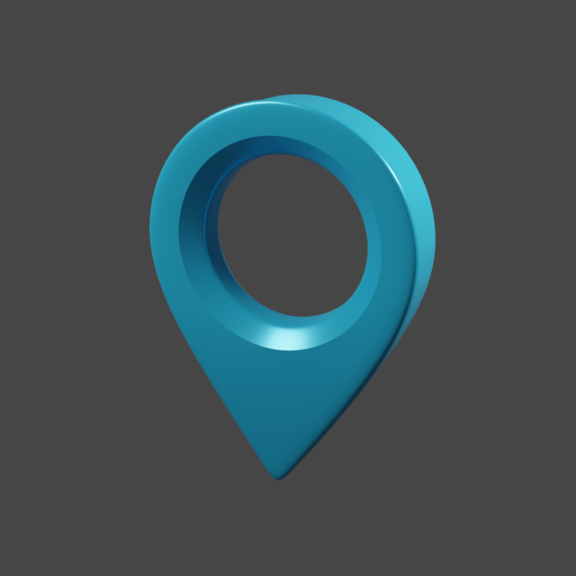 map pin 3D Model .c4d .max .obj .3ds .fbx .stl .blend 