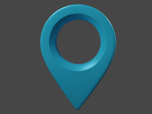 マップピン 3Dモデル