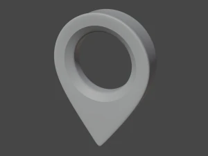 マップピン 3Dモデル