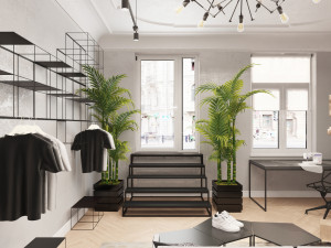 clothing showroom 3D Model