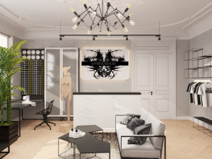 clothing showroom 3D Model