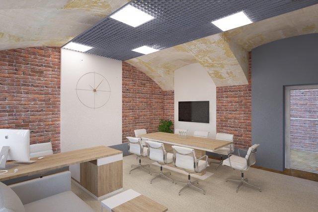 interior office 3D Model .c4d .max .obj .3ds .fbx .stl .blend 