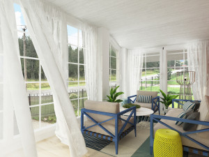 terrace 3D Model