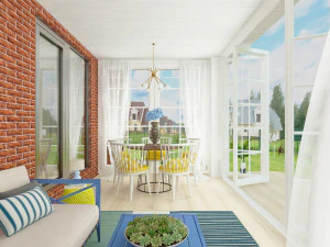 terrace 3D Model