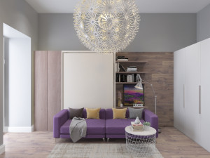 bedroom and balcony insulated 3D Model