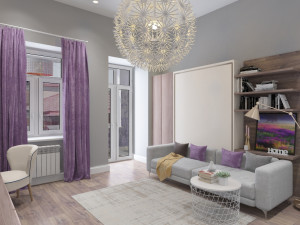 bedroom and balcony insulated Modelo 3D