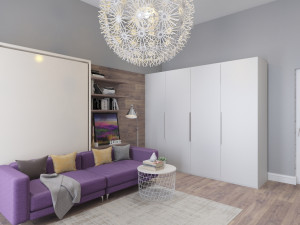 bedroom and balcony insulated Modelo 3D