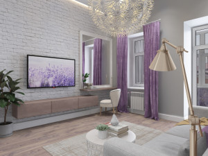 bedroom and balcony insulated Modelo 3D