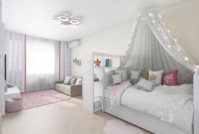 childrens room 3D 模型 .c4d .max .obj .3ds .fbx .stl .blend 
