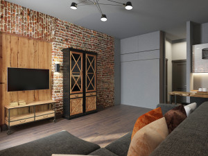 studio in the loft style 3D Модель
