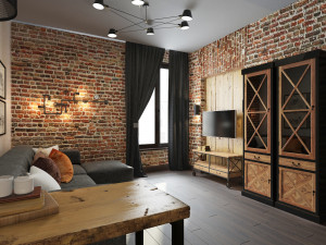 studio in the loft style 3D Модель