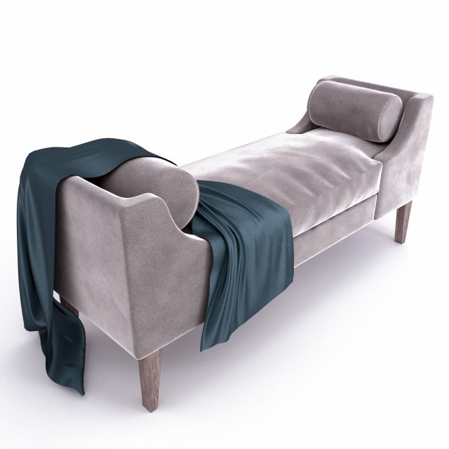 grace bench 3D Модель .c4d .max .obj .3ds .fbx .stl .blend 