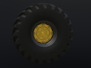 dual wheels for tractor k-700 in the collection 3D Model