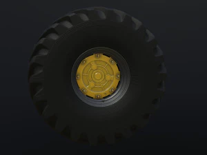dual wheels for tractor k-700 in the collection 3D Model