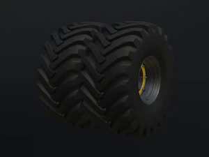 dual wheels for tractor k-700 in the collection 3D Model