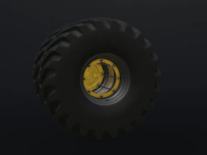 dual wheels for tractor k-700 in the collection 3D Model