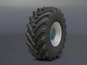 लो-पॉली एस के निःशुल्क संग्रह में ट्रैक्टर htz-17221 के लिए डबल पहिये 3D मॉडल