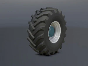 लो-पॉली एस के निःशुल्क संग्रह में ट्रैक्टर htz-17221 के लिए डबल पहिये 3D मॉडल