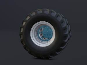 dual wheels for tractor t-150k in the collection 3D मॉडल