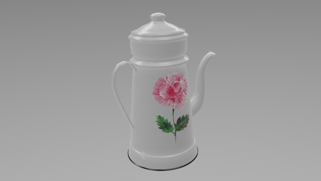 teapot 3D मॉडल .c4d .max .obj .3ds .fbx .stl .blend 