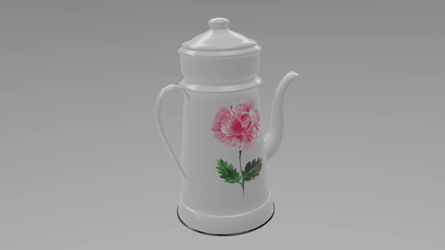 teapot 3D Model .c4d .max .obj .3ds .fbx .stl .blend 