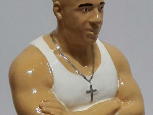 vin diesel toretto fast and furious 3d printing ready stl 3d print model 3D Принт Модель