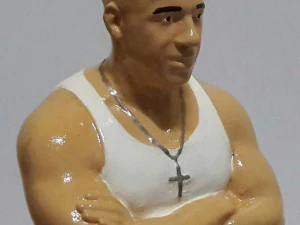 vin diesel toretto fast and furious 3d printing ready stl 3d print model 3D Print Model