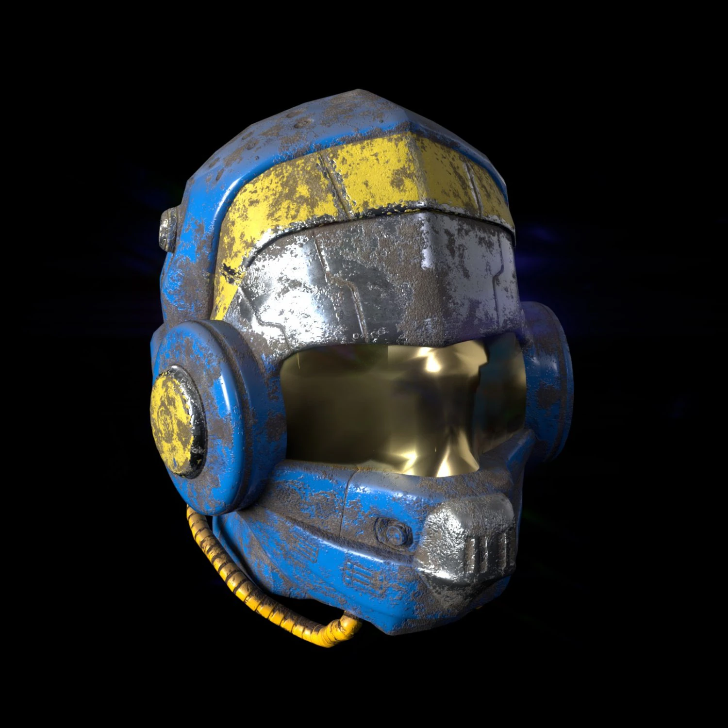 protective helmet 3D Model .c4d .max .obj .3ds .fbx .stl .blend 
