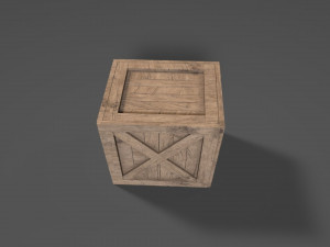 wood box Model 3D