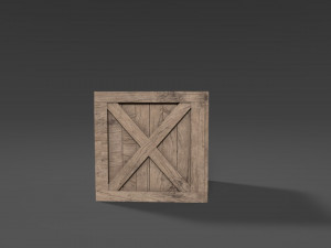 wood box Model 3D