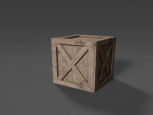 wood box 3D Model