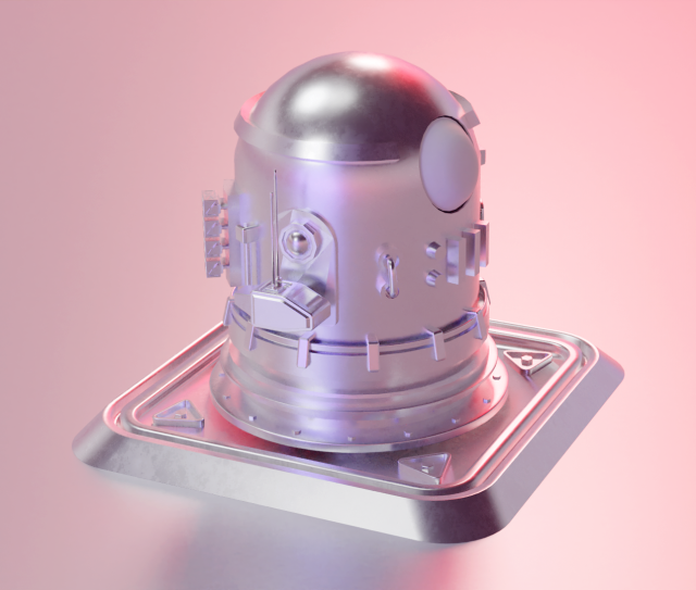 hard surface industrial model Modelo 3D .c4d .max .obj .3ds .fbx .stl .blend 