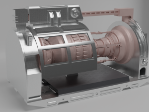 industrial machine 3D मॉडल