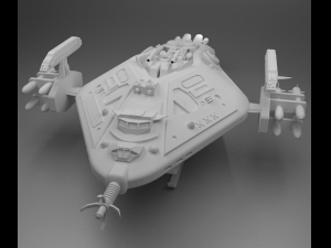 spaceship 3D Model