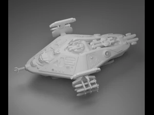 Raumschiff 3D Modell