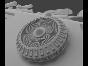 Raumschiff 3D Modell