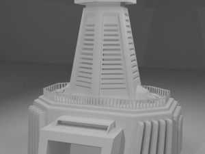 space station building Modèle 3D
