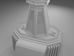 space station building 3D Model
