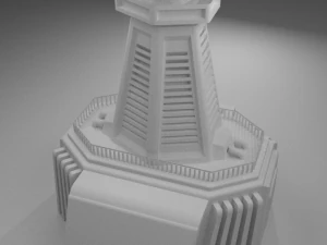 space station building 3D Model