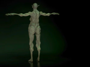 monster creature woman 3D Model