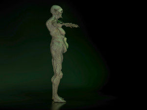 monster creature woman 3D 모델
