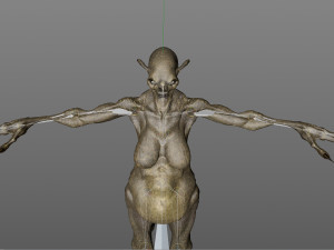 monster creature woman 3D 모델