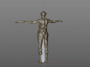 monster creature woman 3D Model