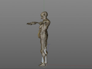 monster creature woman 3D 모델