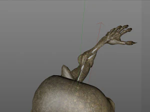 monster creature woman 3D Model