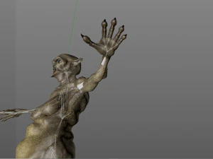 monster creature woman 3D Model