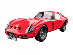 Ferrari 250 gto 1962 3D Model